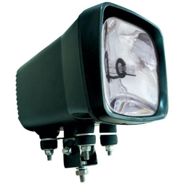 Newalthlete 12 - 24V DC & 50 watt Black HID Light, 4500 Lumens, 3000 x 250 ft. Spot Beam - 6.3 X 5.9 in. NE1587294